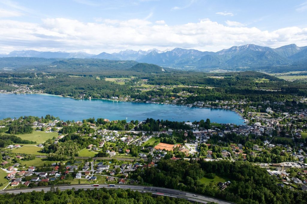 Aussicht auf Wörthersee