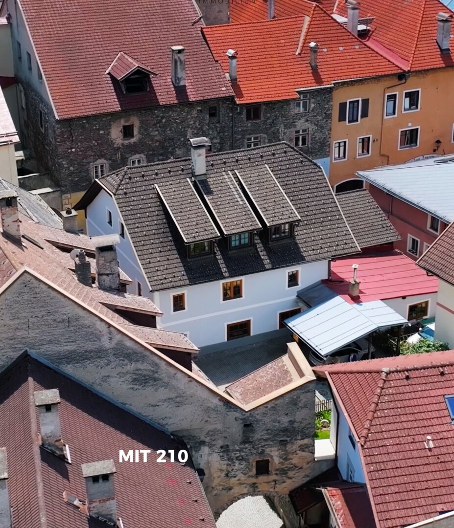 Hausansicht von oben